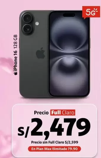 Apple - iPhone 16 128 GB