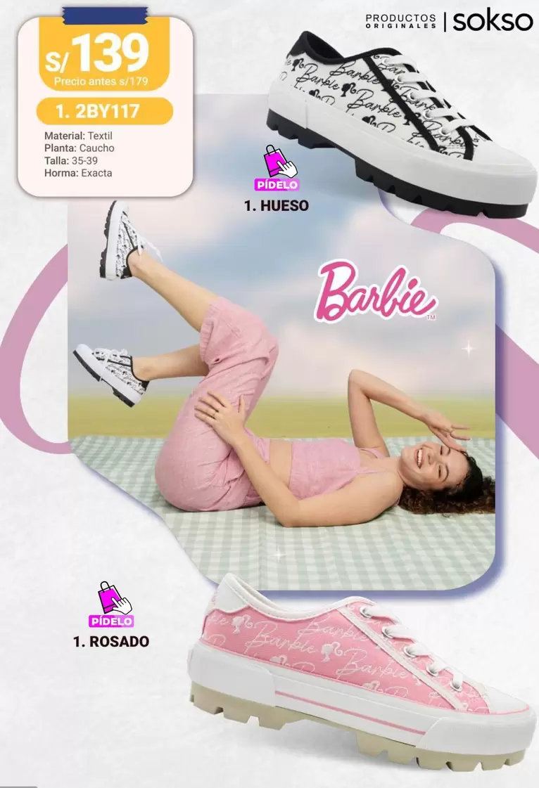 Barbie - Sokso Zapatillas