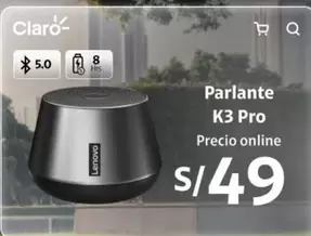 Lenovo - Parlante K3 Pro