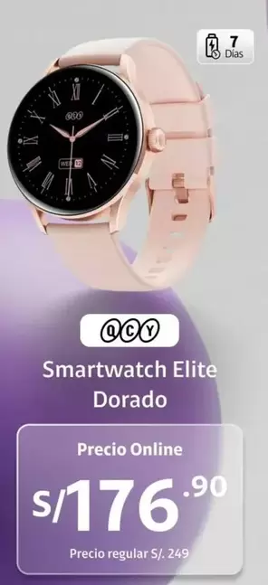 Elite - Smartwatch  Dorado