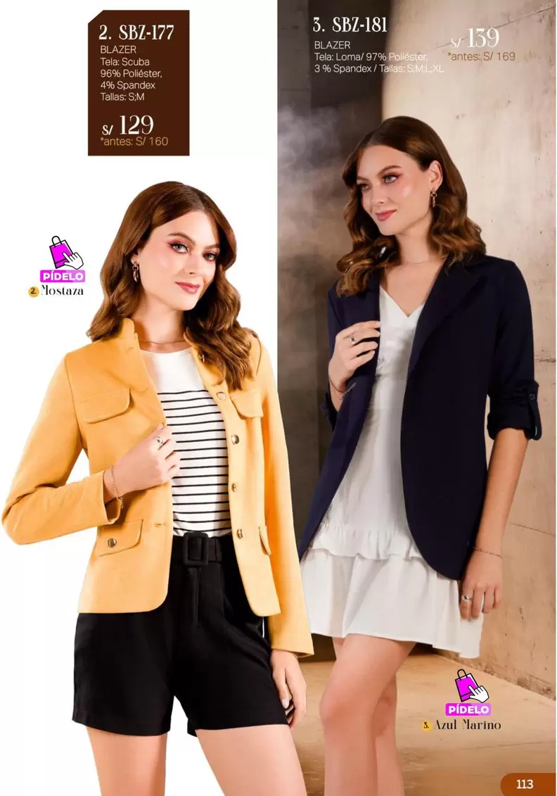 Azul Marino - Blazer SBZ-177