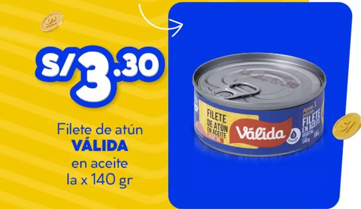 Filete de atún en aceite