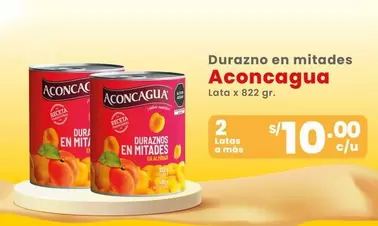 Aconcagua - Durazno en mitades
