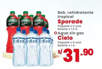 Sporade - Beb. rehidratante tropical
