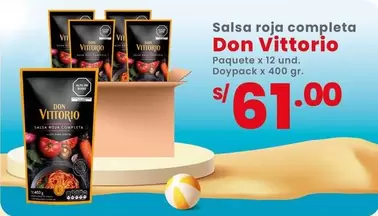 Don Vittorio - Salsa roja completa