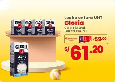 Gloria - Leche entera UHT