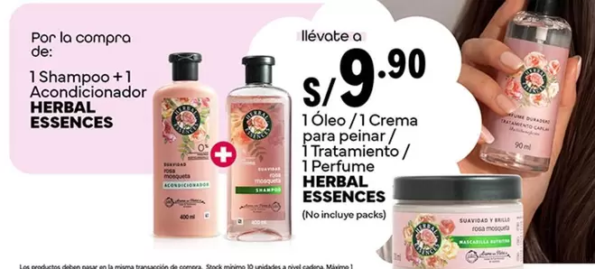 Herbal Essences - 1 Shampoo + 1 Acondicionador