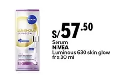 Nivea - Luminous 630 skin glow fr x 30 ml