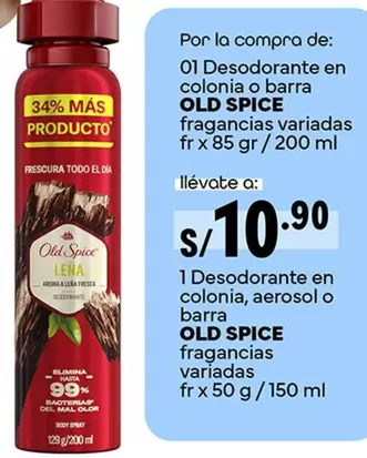 Old Spice - Desodorante en colonia o barra