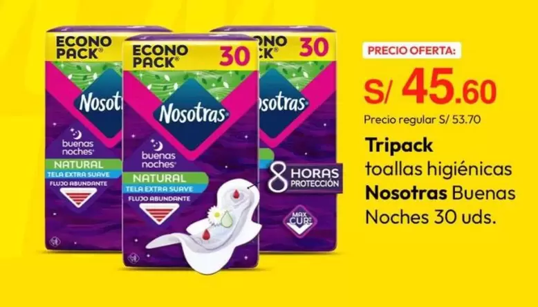 Nosotras - toallas higiénicas Buenas Noches