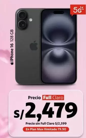 Apple - iPhone 16 128 GB