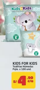 Toallitas Húmedas Pqte. x 100 und.