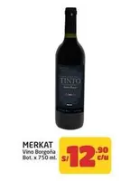 Merkat - Vino Borgoña Bot. x 750 ml