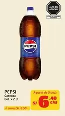 Pepsi - Gaseosa Bot. x 2 Lt.