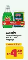 Ayudín - Lavavajilla Líquido + Esponja