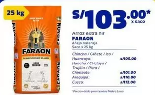 Faraon - Arroz extra nir