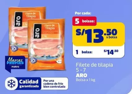 Aro - Filete de tilapia 5-7