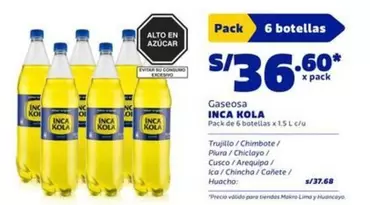 Inca Kola - Gaseosa