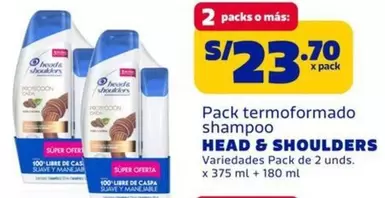 Head & Shoulders - Pack termformado shampoo