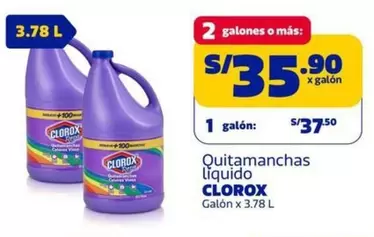 Clorox - Quitamanchanas liquido