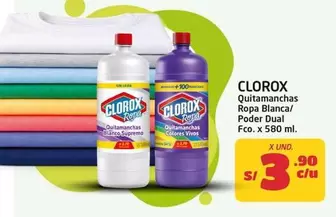 Clorox - Quitamanchan Ropa Blanca/Poder Dual