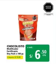 Chocolisto - CHOCOLISTO Modificador Fortificante