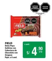 Field - Doña Pepa Galletas con Cobertura de Chocolate con Grageas
