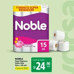 Noble - Papel Higi0999enico Doble Hoja