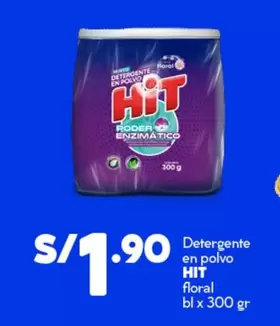 Detergente en polvo floral