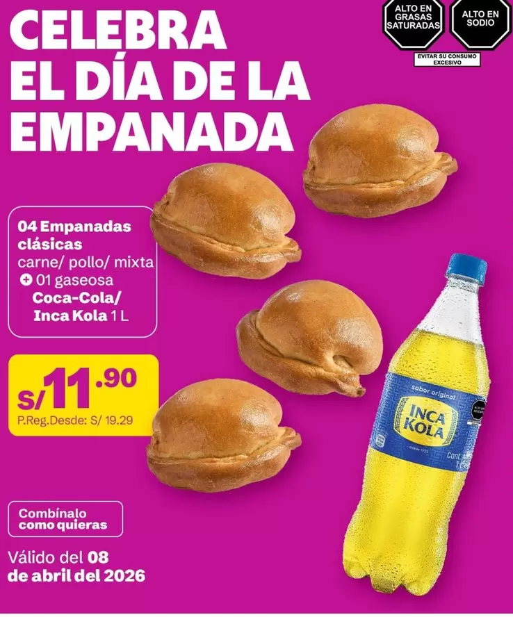 Inca Kola - Empanadas clásicas