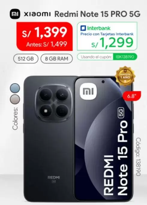 Xiaomi - Redmi Note 15 PRO 5G