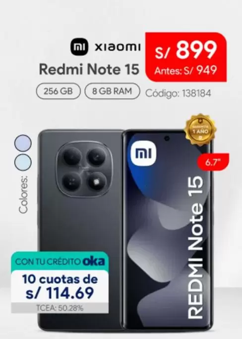 Xiaomi - Redmi Note 15