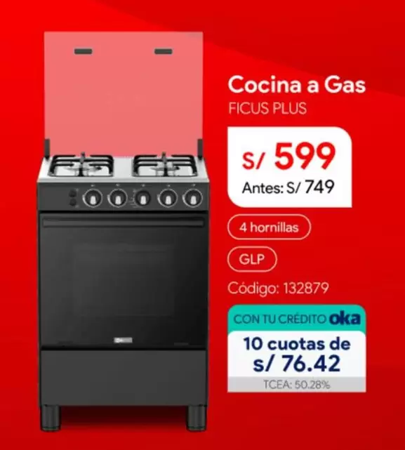 Cocina a Gas FICUS PLUS