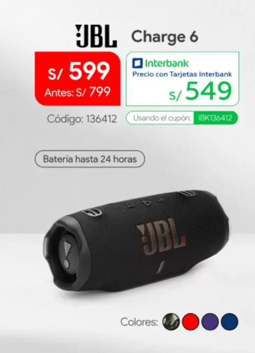 JBL - Charge 6