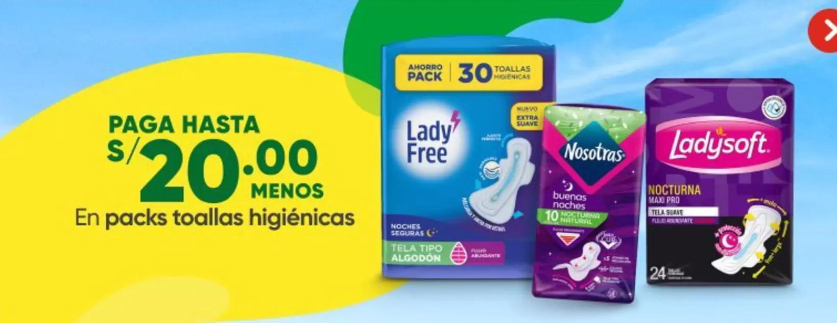 Suave - toallas higiénicas