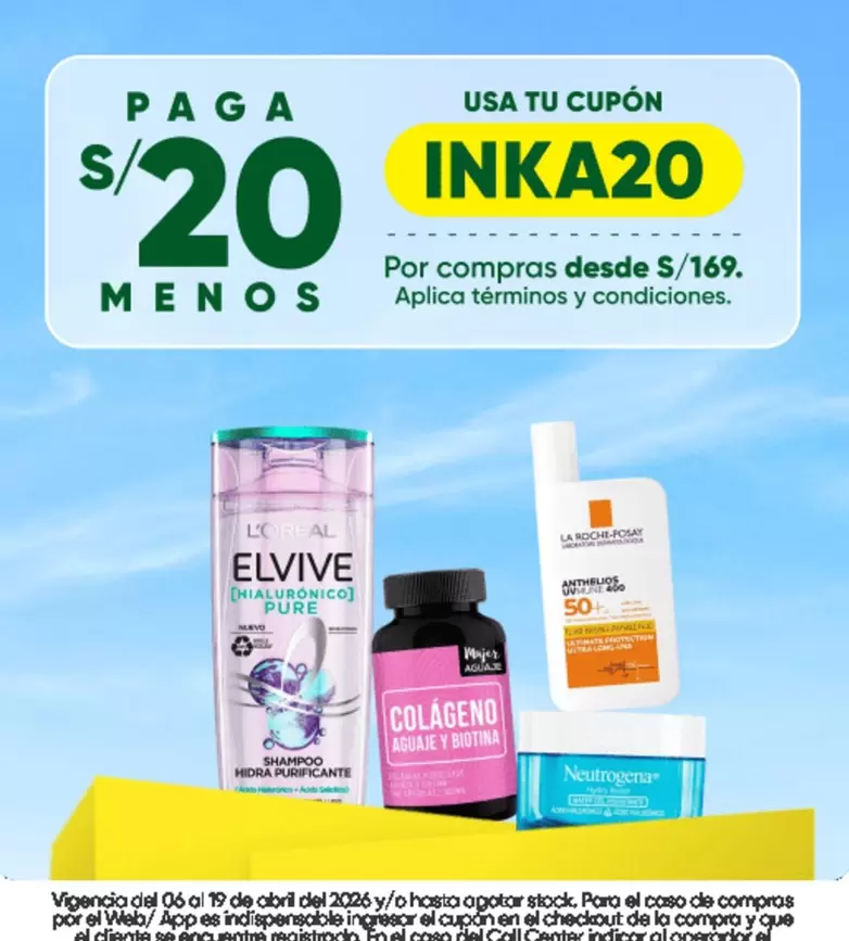 L'Oreal - PAGA S/20 MENOS