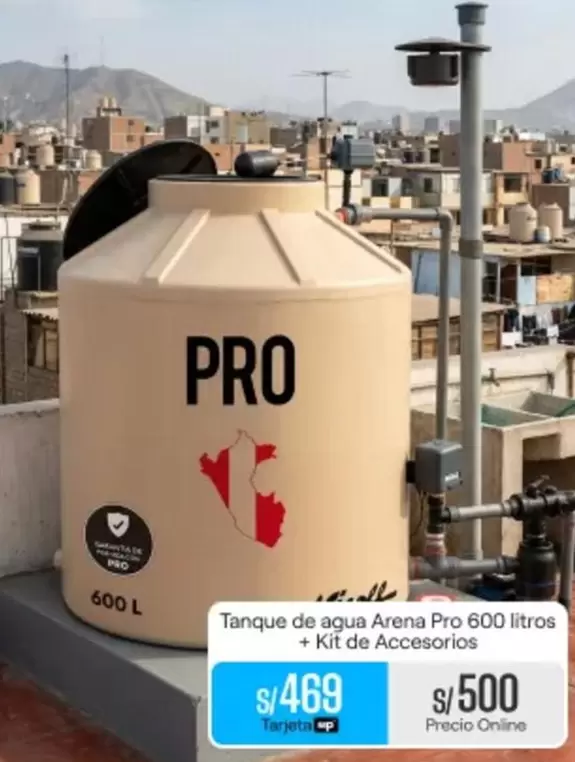 Pro    - Tanque de agua Arena Pro 600 litros