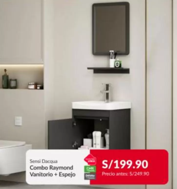 Dacqua - Combo Raymond Vanitorio + Espejo