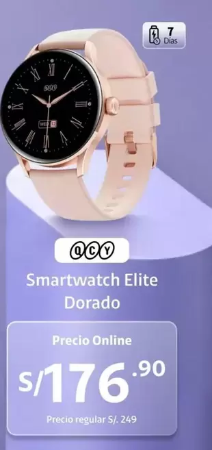 Elite - Smartwatch  Dorado