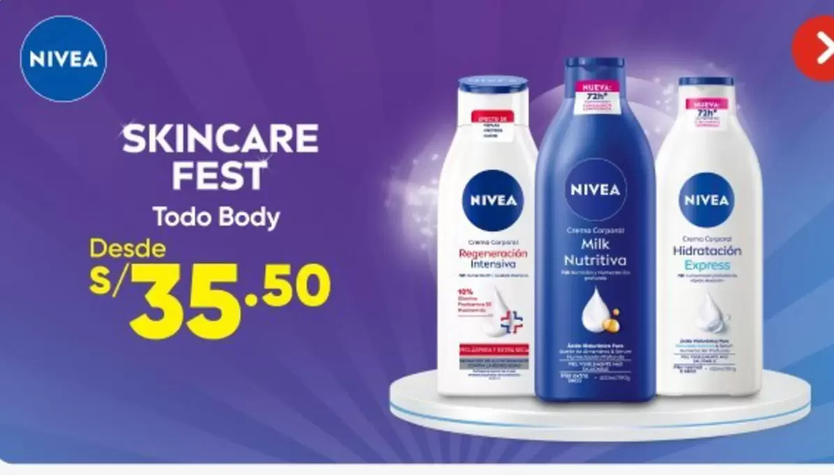 Nivea - SKINCARE FEST Todo Body