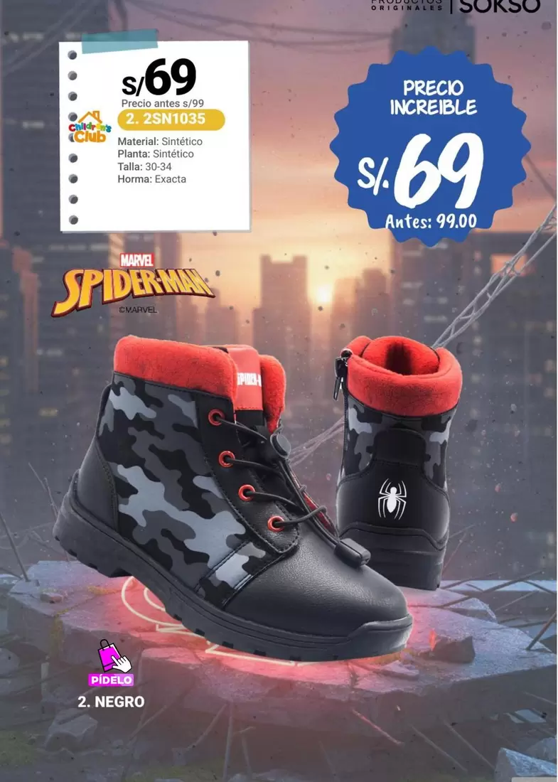 Spiderman - Botas  2. ZSW1035