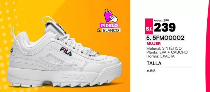 Fila - 5. 5FM00002 MUJER