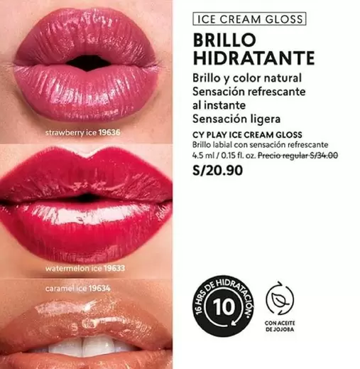 Natural - ICE CREAM GLOSS BRILLO HIDRATANTE