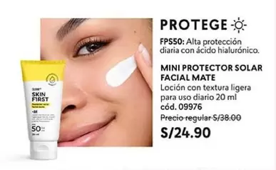 MINI PROTECTOR SOLAR FACIAL MATE c
uevo. 09976