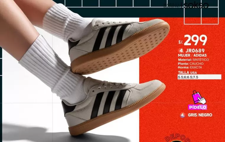 Adidas - ZAPATILLAS JR0689