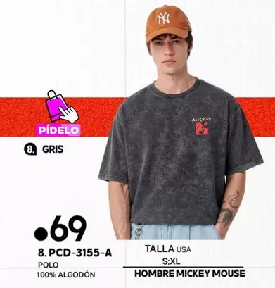 Mickey Mouse - 8. PCD-3155-A POLO 100% ALGODÓN