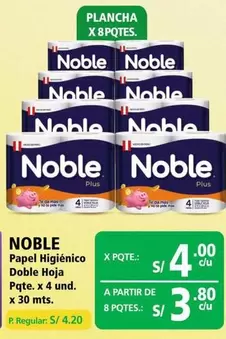 Noble - Papel Higi00enico Doble Hoja