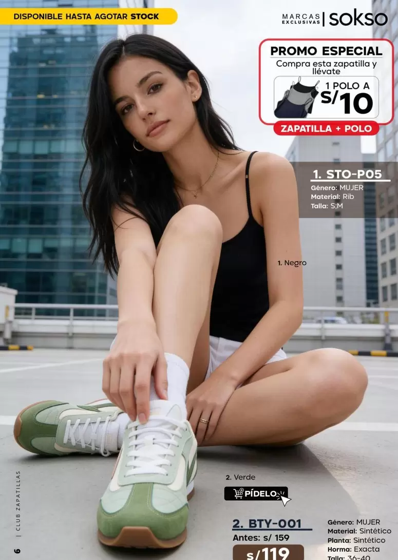 Zapatilla + Polo 1 S/10