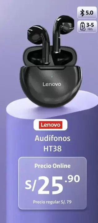 Lenovo - Audifonos HT38