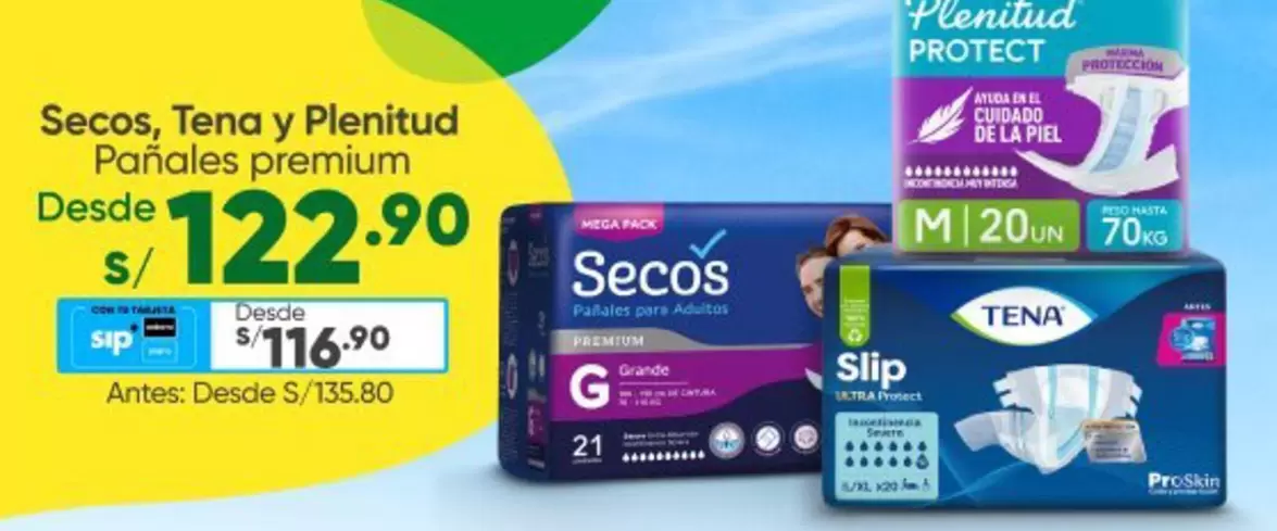 Secos - Pañales premium